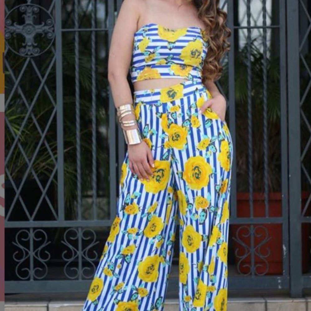 Flowers Two Piece Set